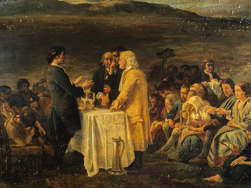 1806-George Frederick Harvey - La comunione dei Covenanters - Gallerie Nazionali della Scozia